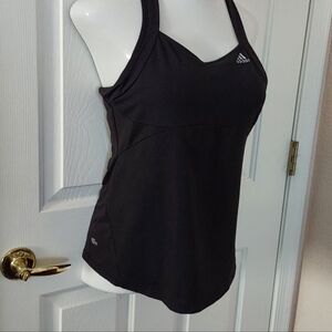 Adidas V neck razor back tank Large
